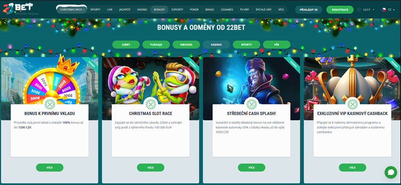 Casino bonus pro české hráče