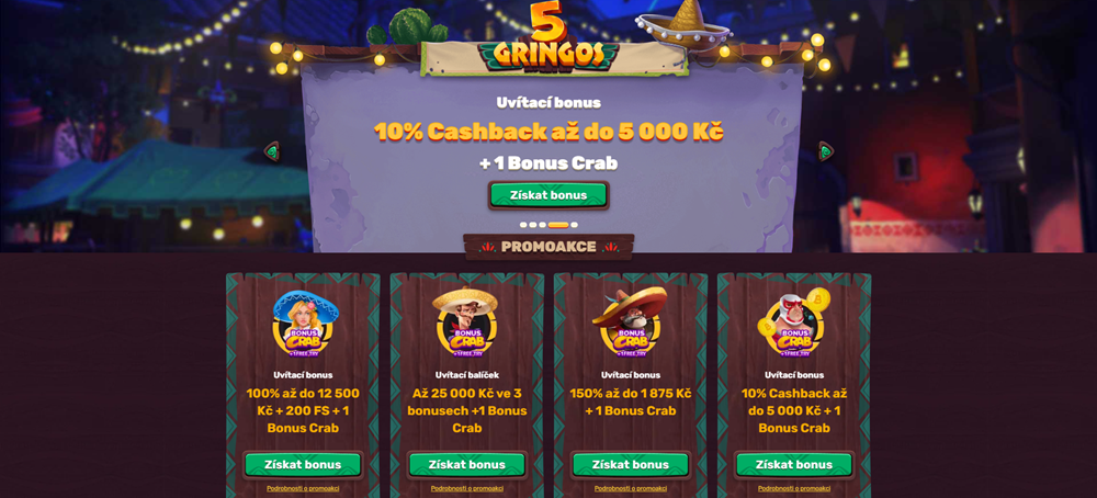 5Gringos bonus