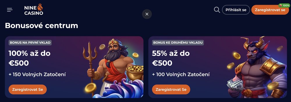 Nine Casino free spins