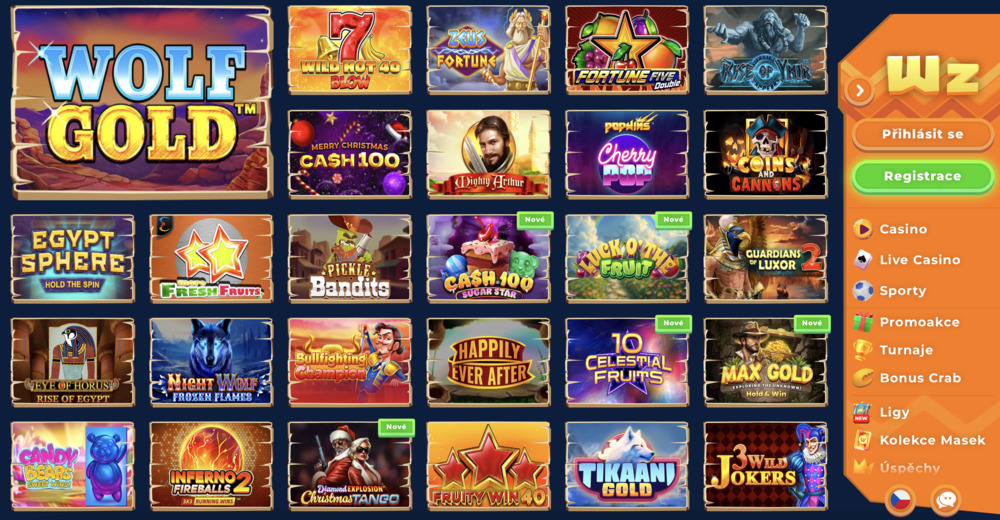 Nejlepší automaty v casinu Wazamba náhled