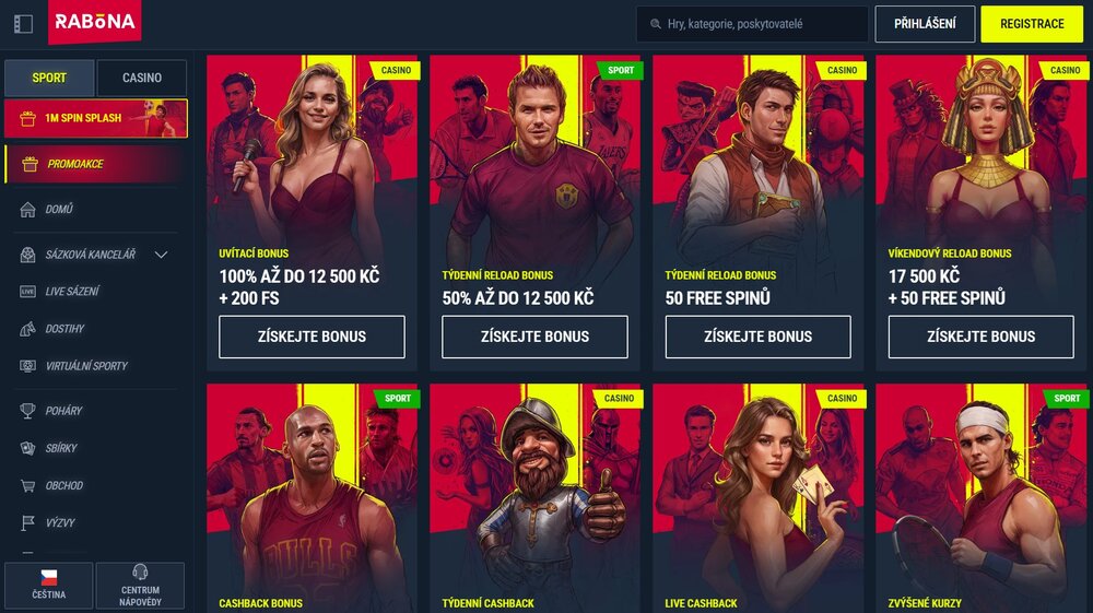 Rabona free spins