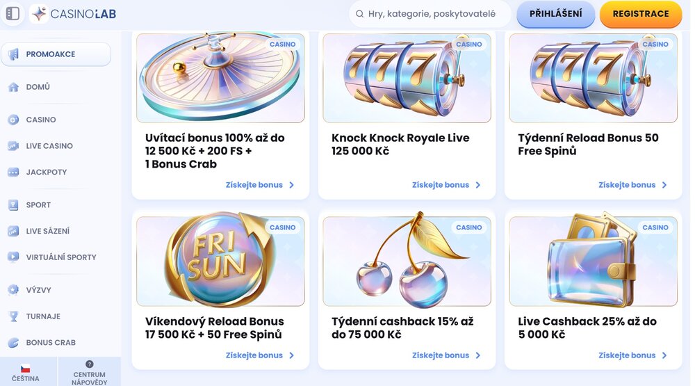 CasinoLab free spins