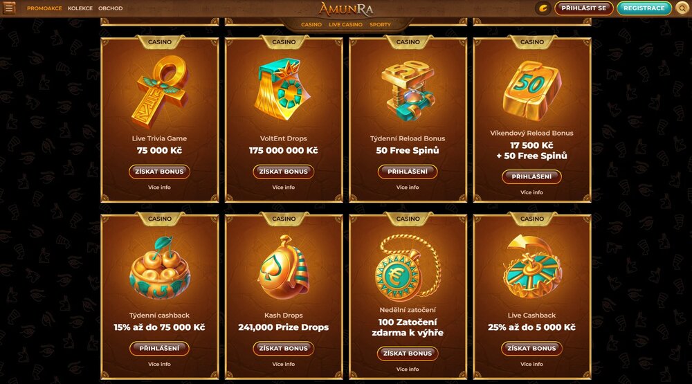 AmunRa free spins