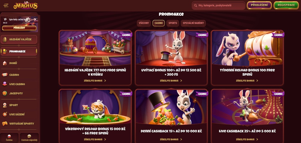 magius bonusy uvodni