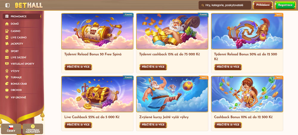 BetHall bonus