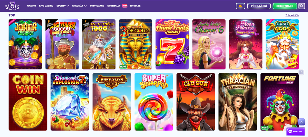 SlotsPalace automaty