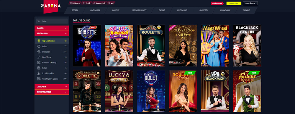Live casino Rabona