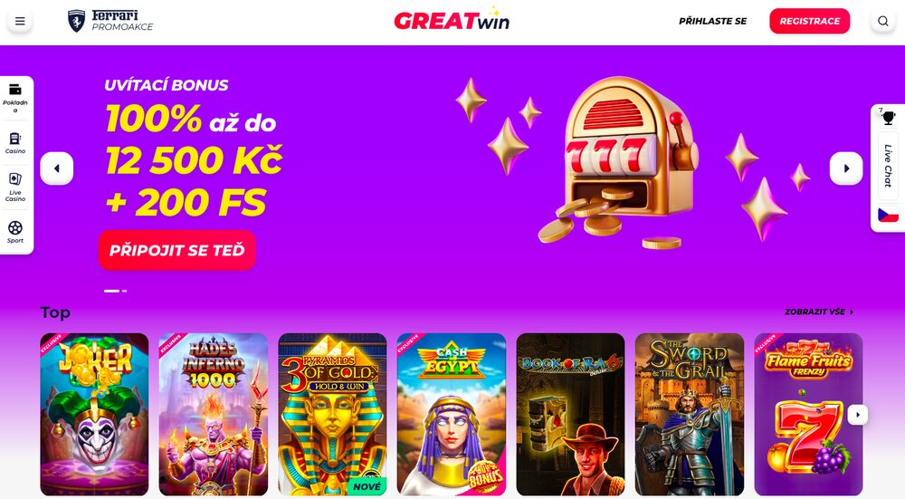 Greatwin náhled webu
