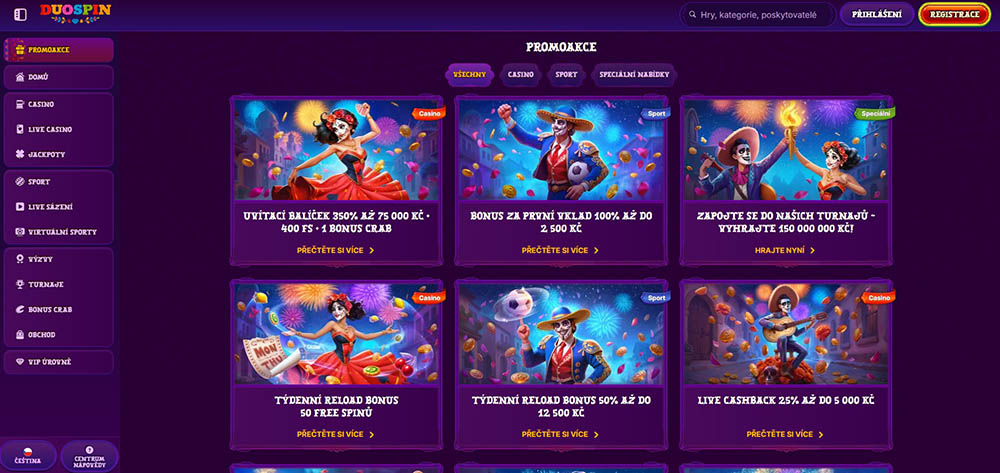 Duospin bonusy úvod