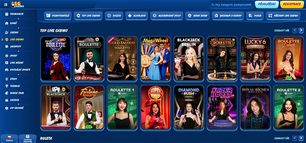 Live casino SG Casino