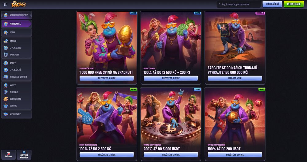 MrPacho bonusy