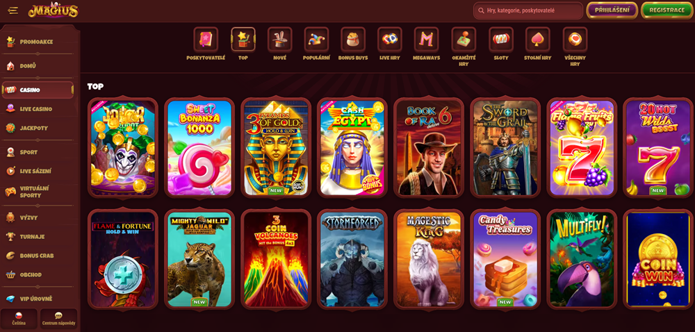 Magius aplikace a web