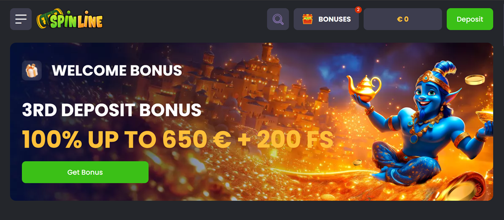 Spinline volná zatočení