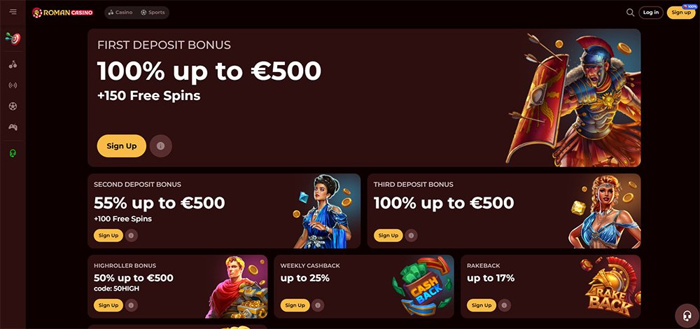 Bonusy v Roman Casino