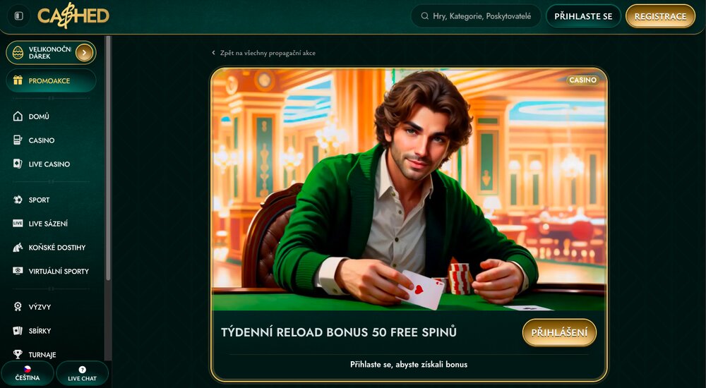 Cashed bonus s free spiny