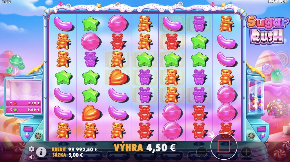 Sugar Rush náhled automatu