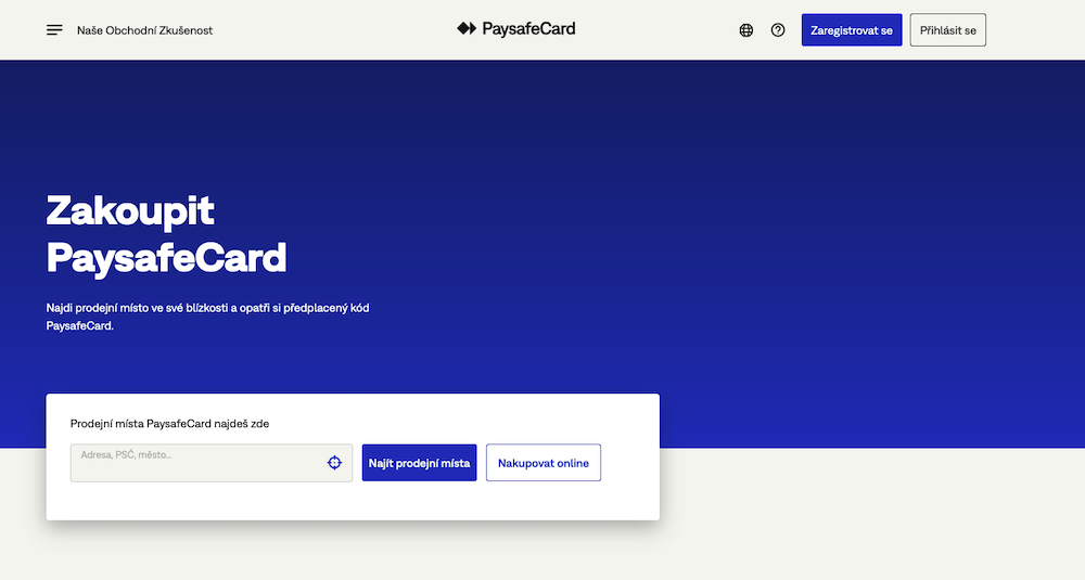 Kde koupit Paysafecard?