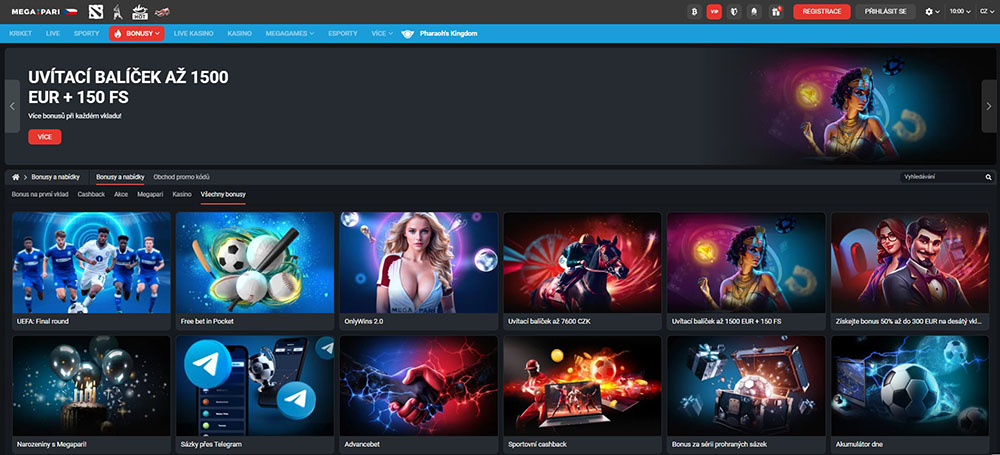 Megapari casino no deposit bonus