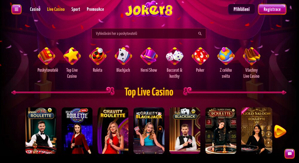Joker8 live casino