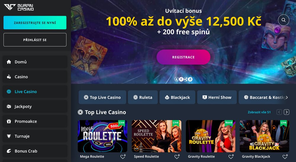 Live casino BuranCasino