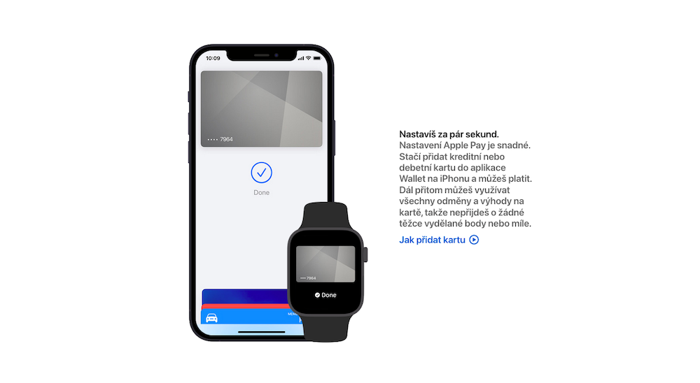 Přidání karty do Apple Pay
