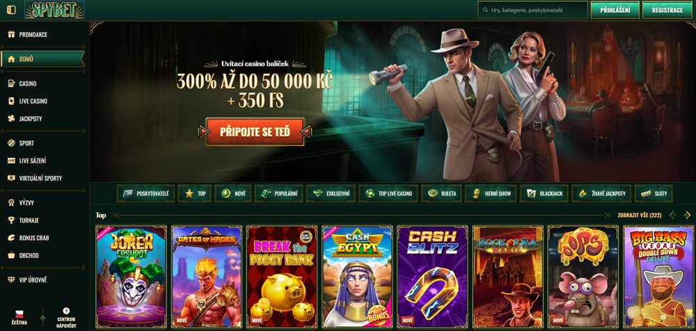 Spybet aplikace a web
