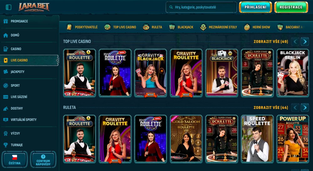 Larabet live casino