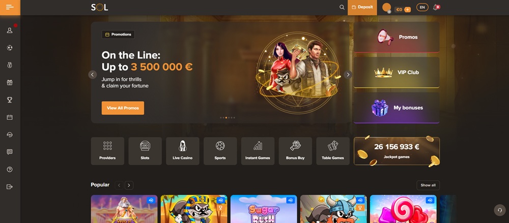 Sol Casino licence