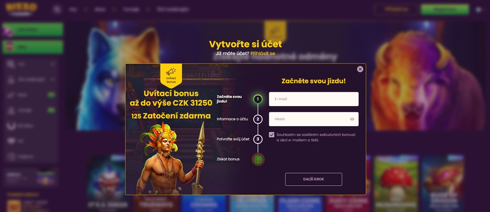 zahranicni bonus za registraci úvodní