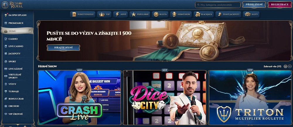 RichRoyal mobilní aplikace