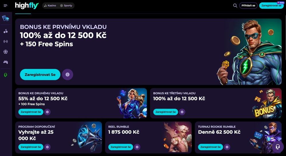 HighFlyBet bonus s free spiny