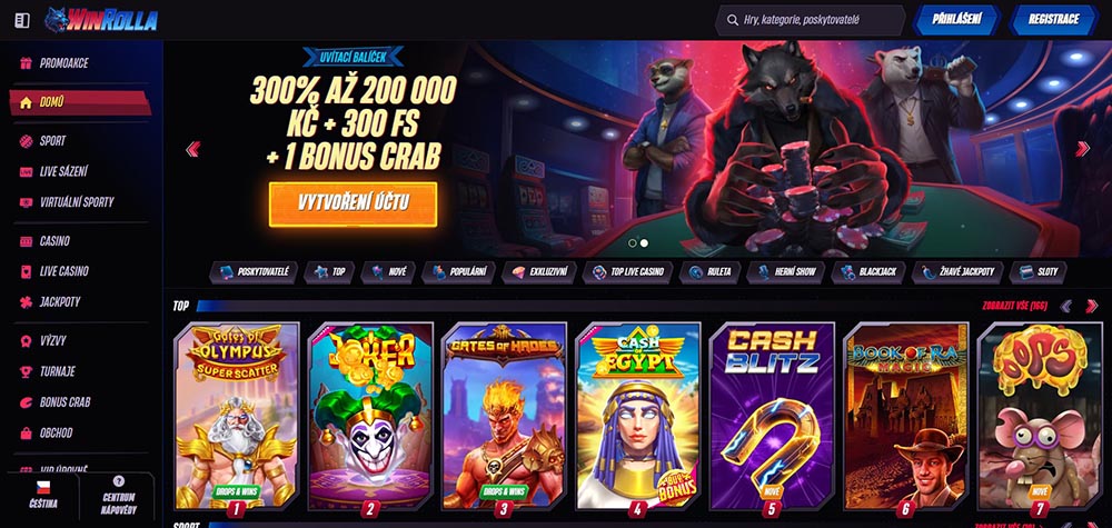 Win Rolla casino úvod