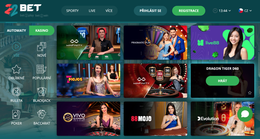 Customer support v casinu 22BET očima hráčů