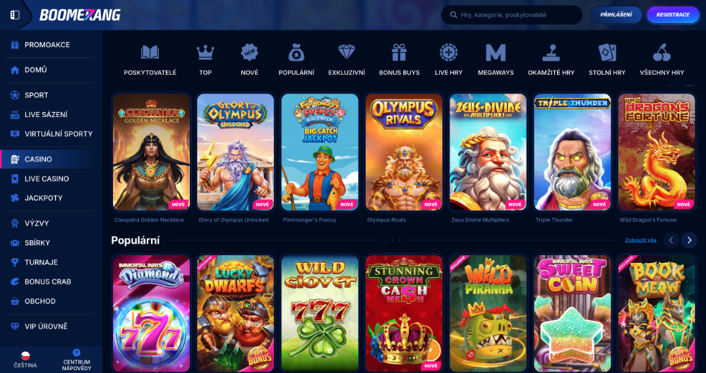 Customer support v casinu Boomerang Bet očima hráčů Boomerang bet úvodní