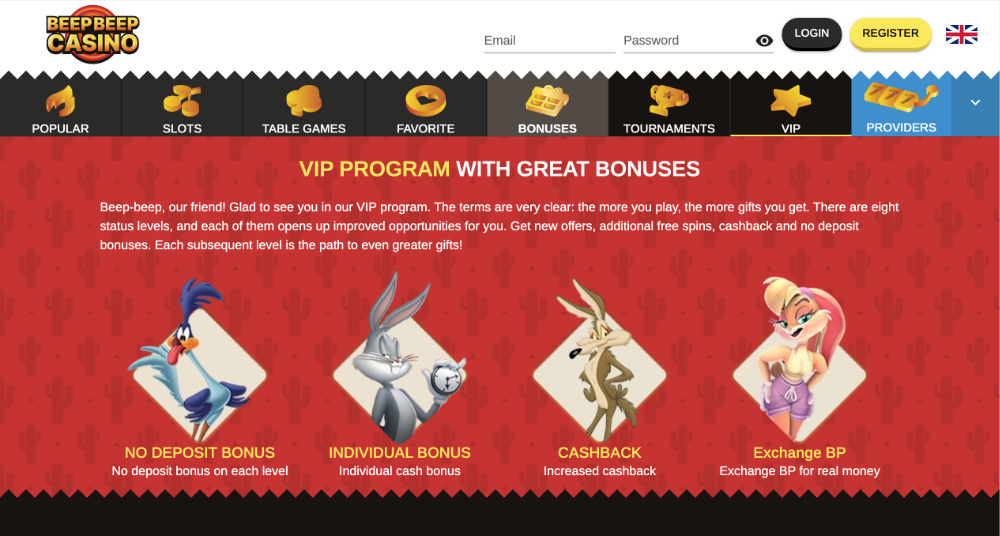 Beep Beep – nejlepší bonusy [podzim 2025] úvodní