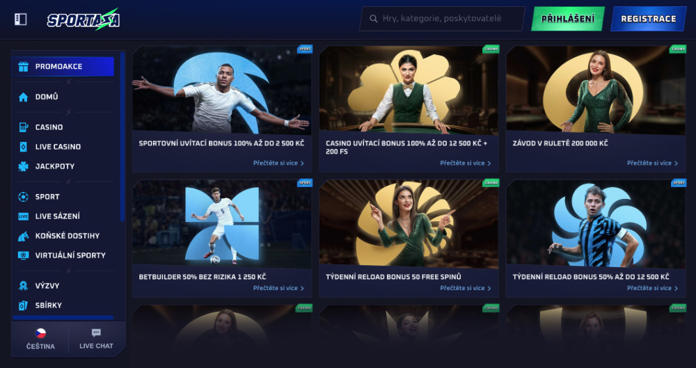 Nejlepší podzimní bonusy v casinu Sportaza