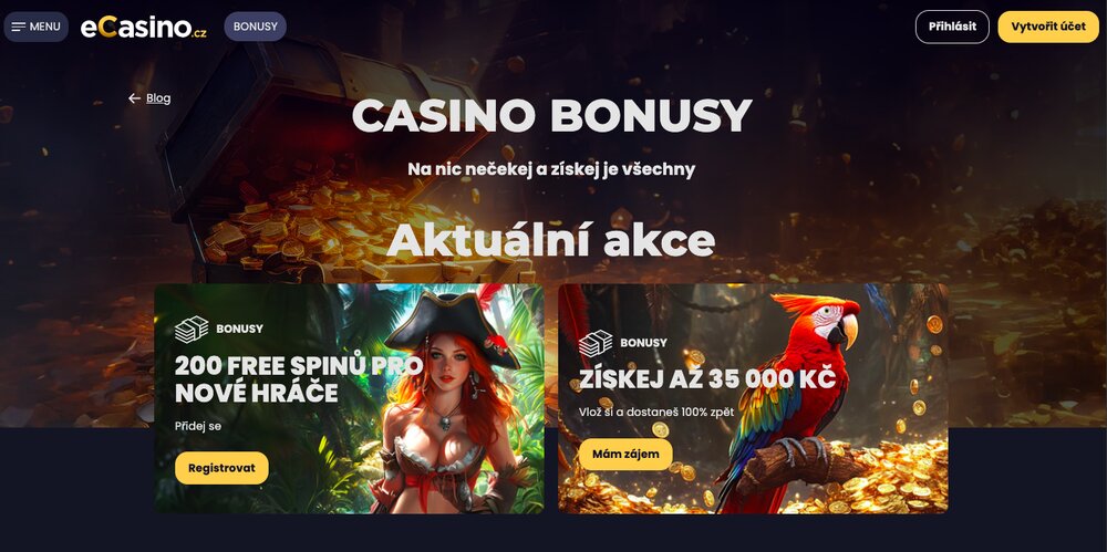 eCasino bonusy
