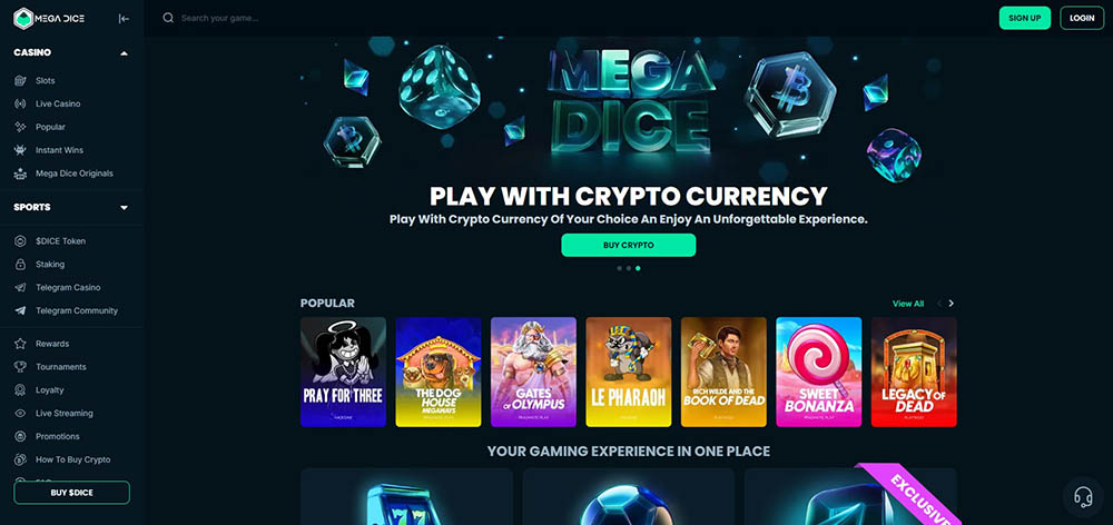 Mega Dice casino