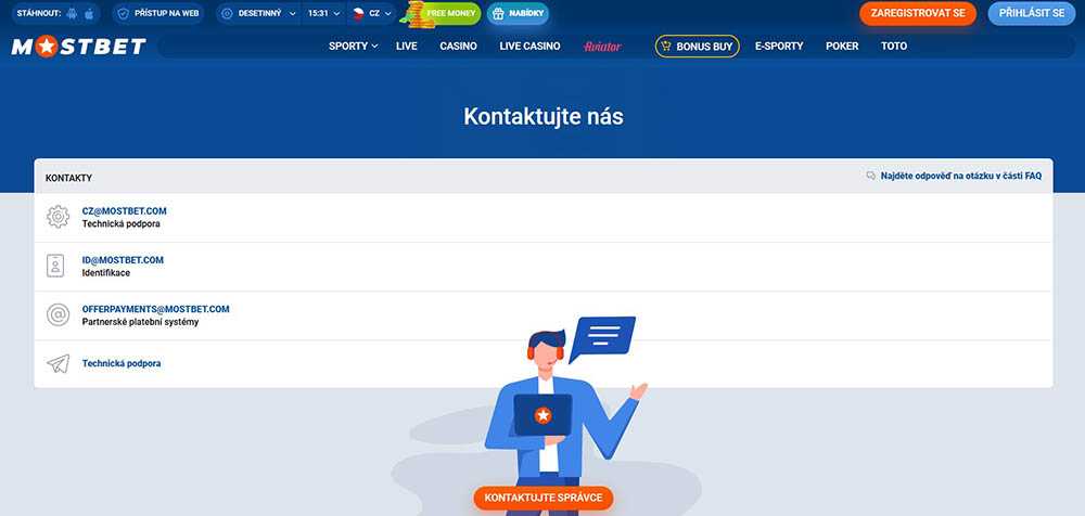 Customer support v casinu MostBet očima hráčů