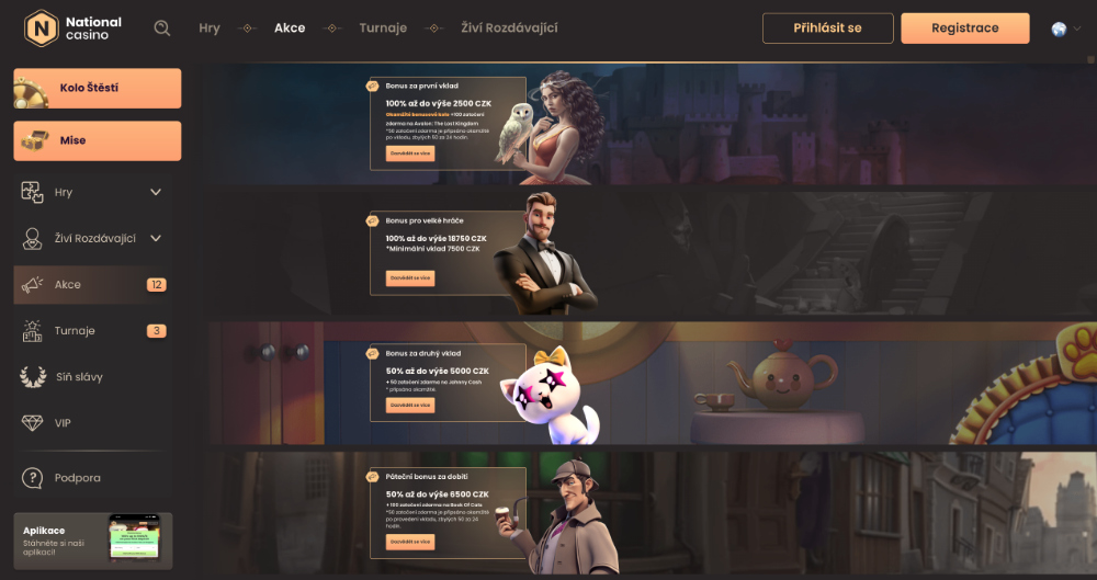 National Casino – nejlepší bonusy [podzim 2025] úvodní