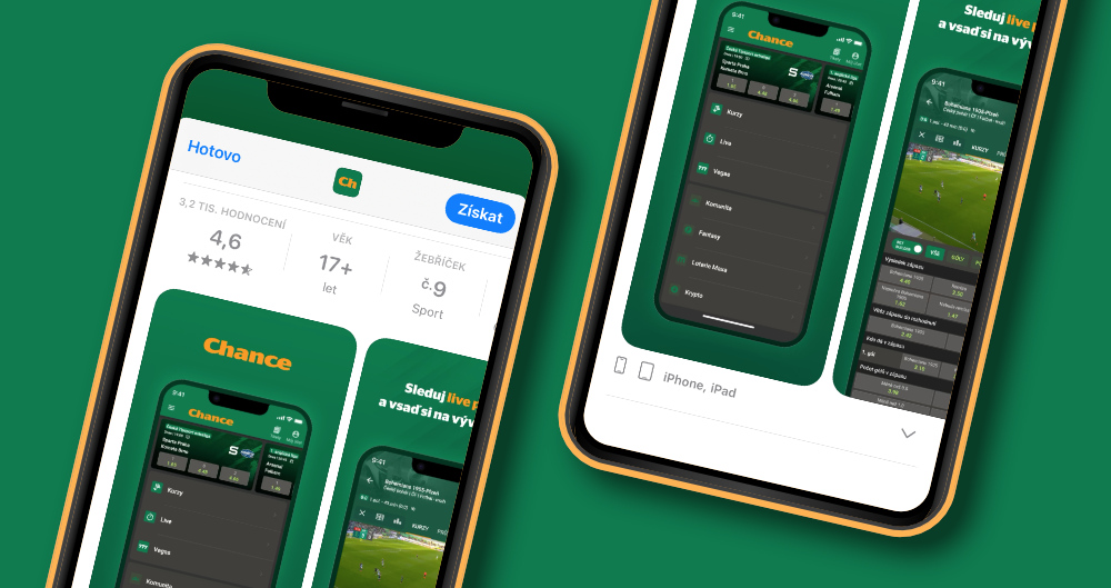 Mobilní aplikace Chance