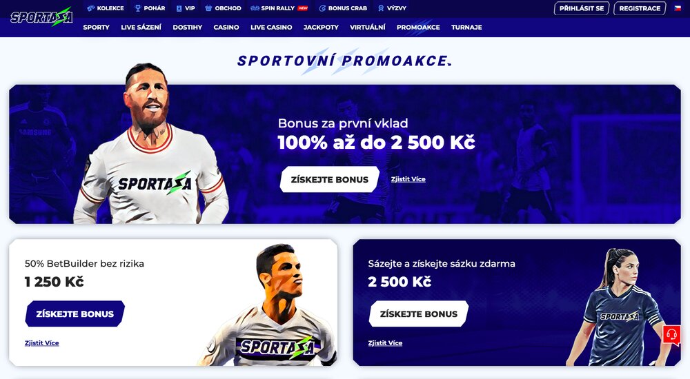 Bonusová nabídka Sportaza