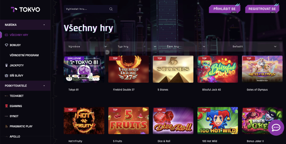 Tokyo casino náhled