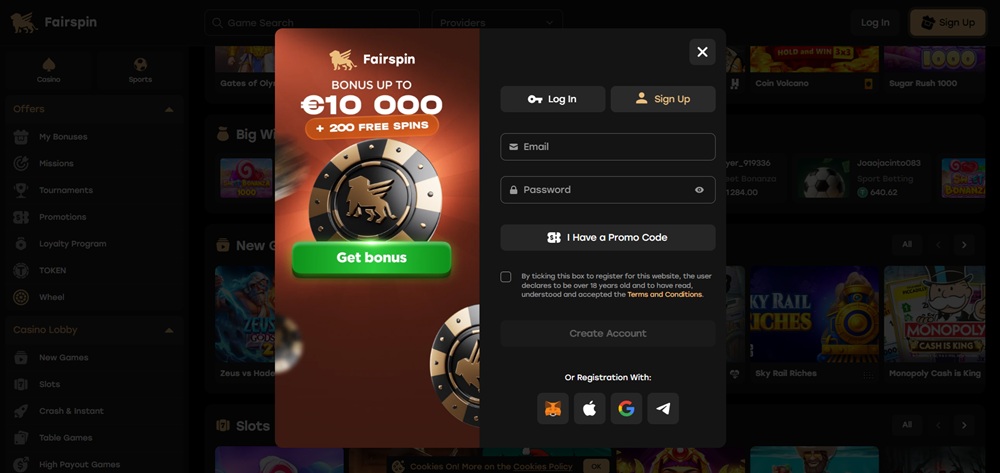 fairspin registrace a login uvodni fairspin registrace a login uvodni