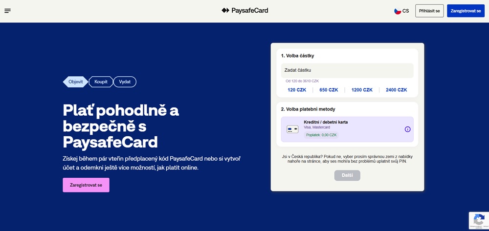 automaty pres paysafecard uvodni