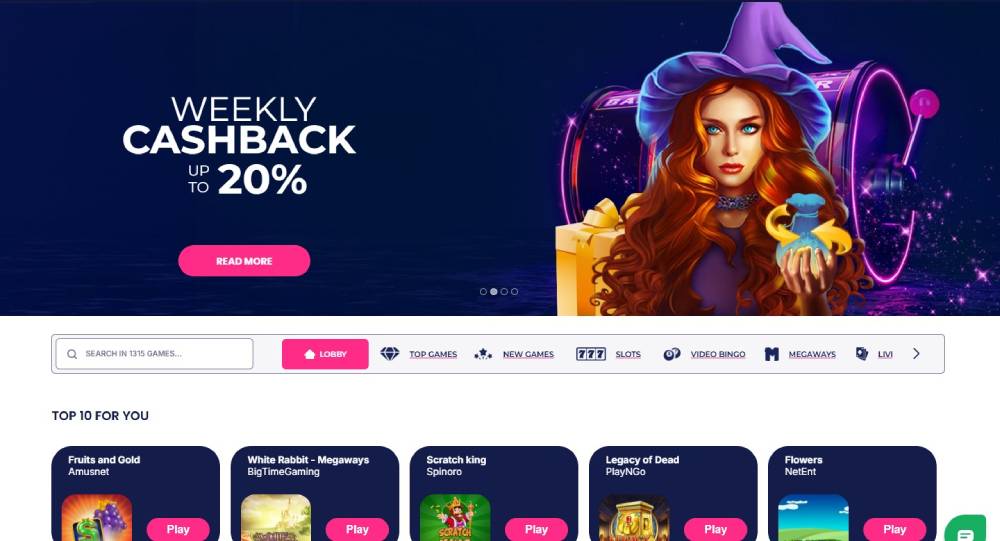 GratoGana casino úvod