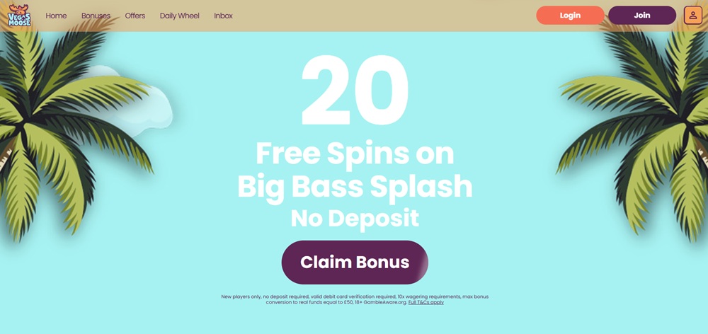 Vegas Moose casino úvodní