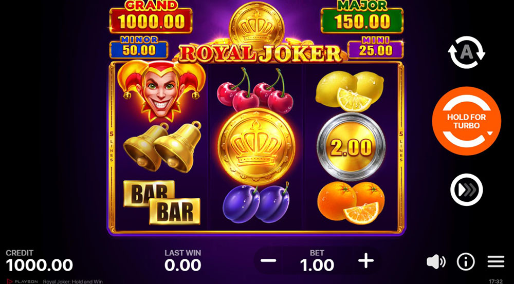 Royal Joker: Hold and Win úvod
