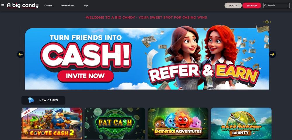 A Big Candy casino úvodní