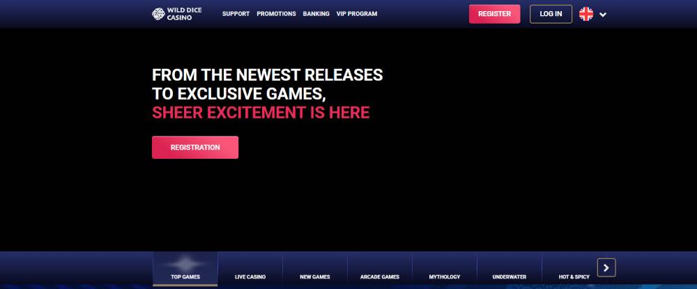 Wild Dice Casino úvod